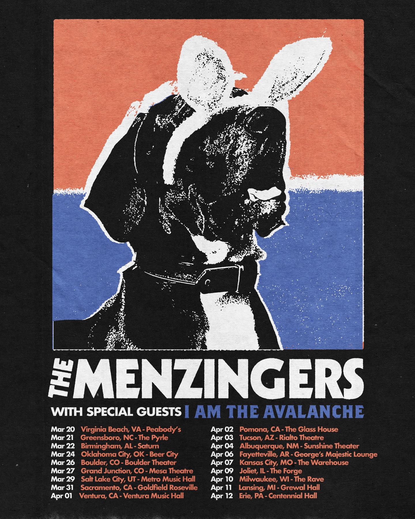 I Am The Avalanche Tour Poster 2026